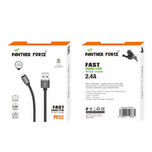 PF192- Panther Force C-C Cable Standard - Fast Charging and Data Transfer for Micro USB Devices