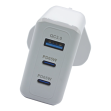 PF193- PANTHER FORCE 65W PLUG WITH 2* C PORT /1* USB A PORT