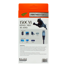 PF93- PANTHER FORCE 1.5M HDMI TO HDMI CABLE